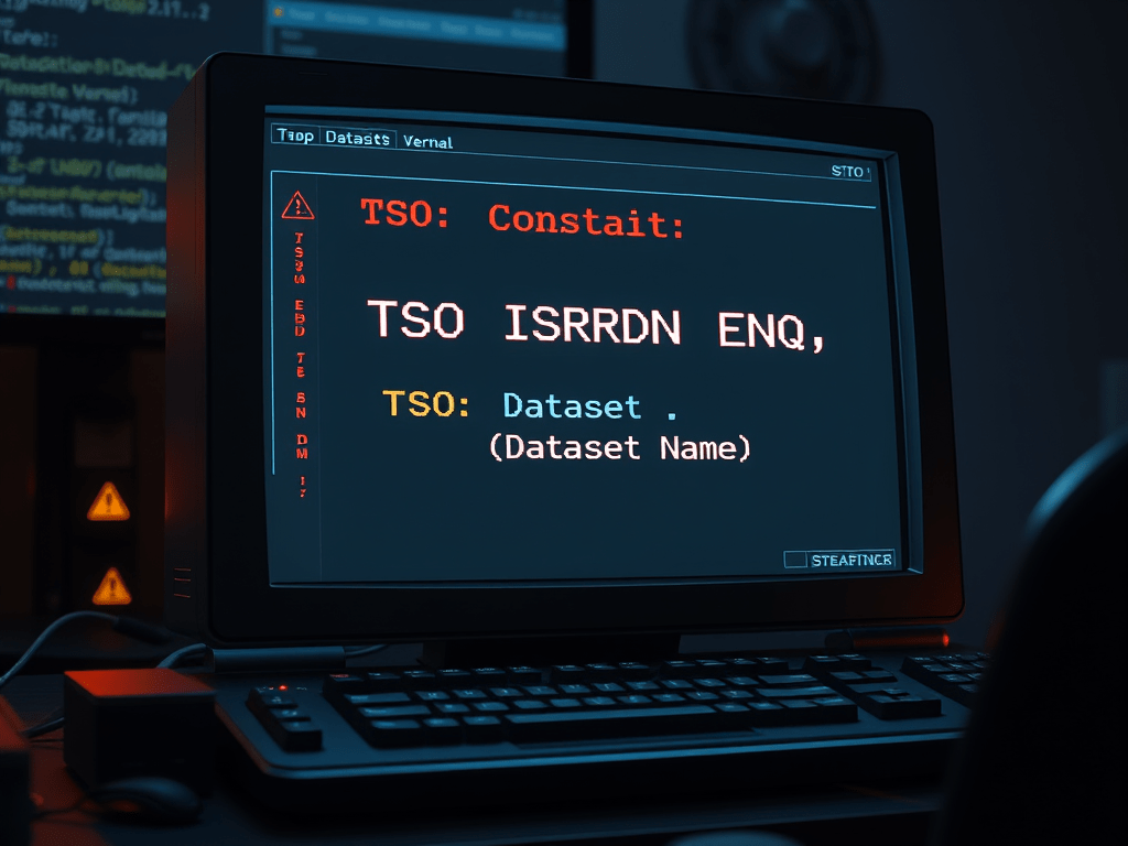 TSO Command to identify Dataset Contention in Mainframe-ISRDDN