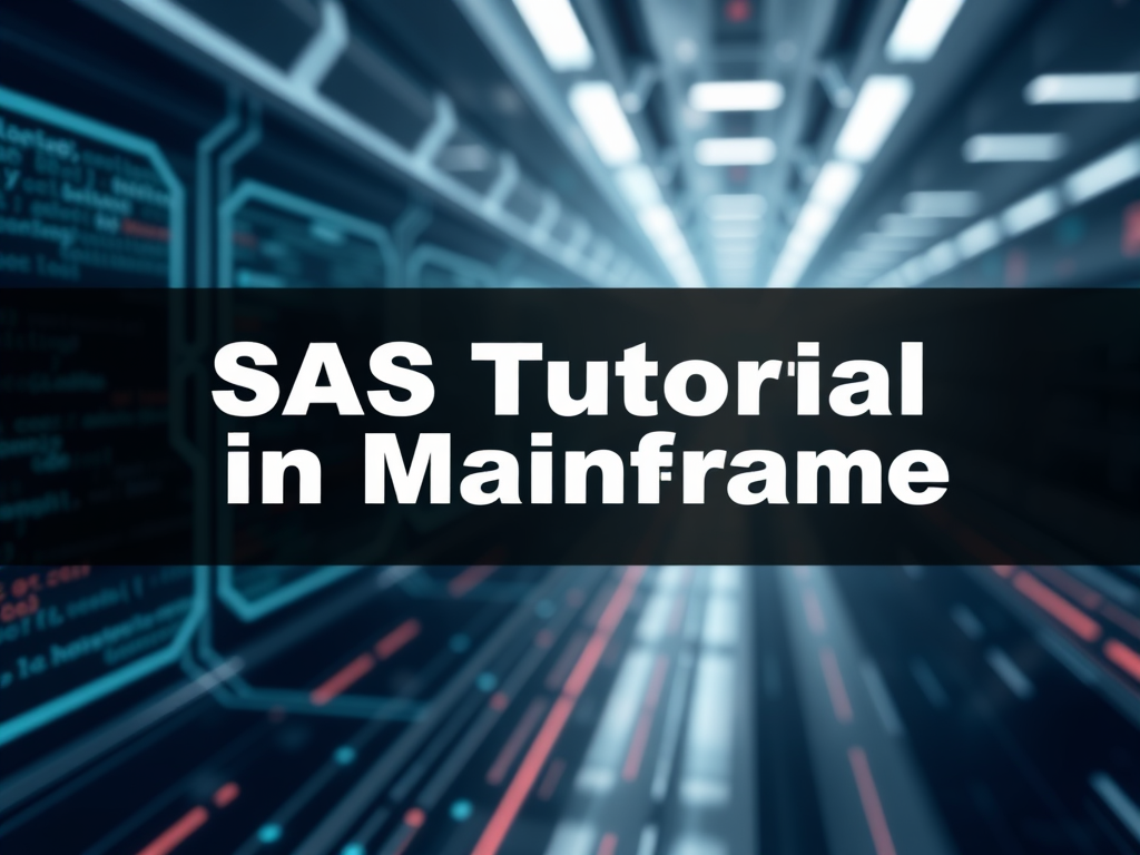 SAS in Mainframe: Understanding DATA Step and PROC Step in z/OS ...