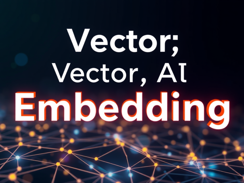 vector embeddings in AI