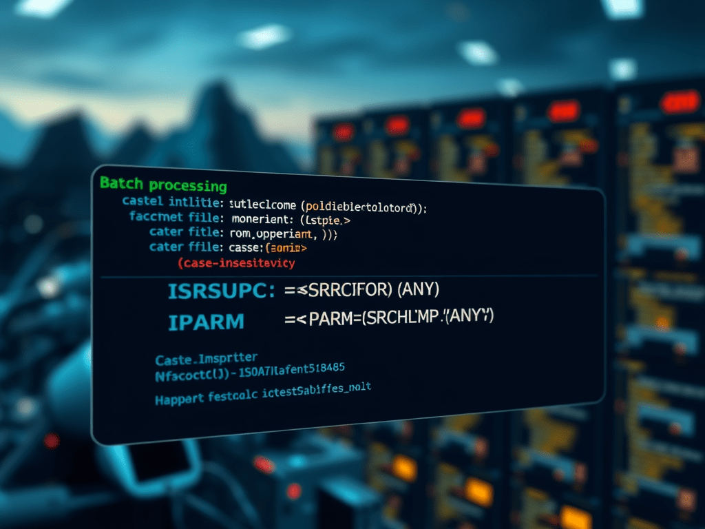 Using SRCHFOR Command in Batch- Search strings in&nbsp;PDS