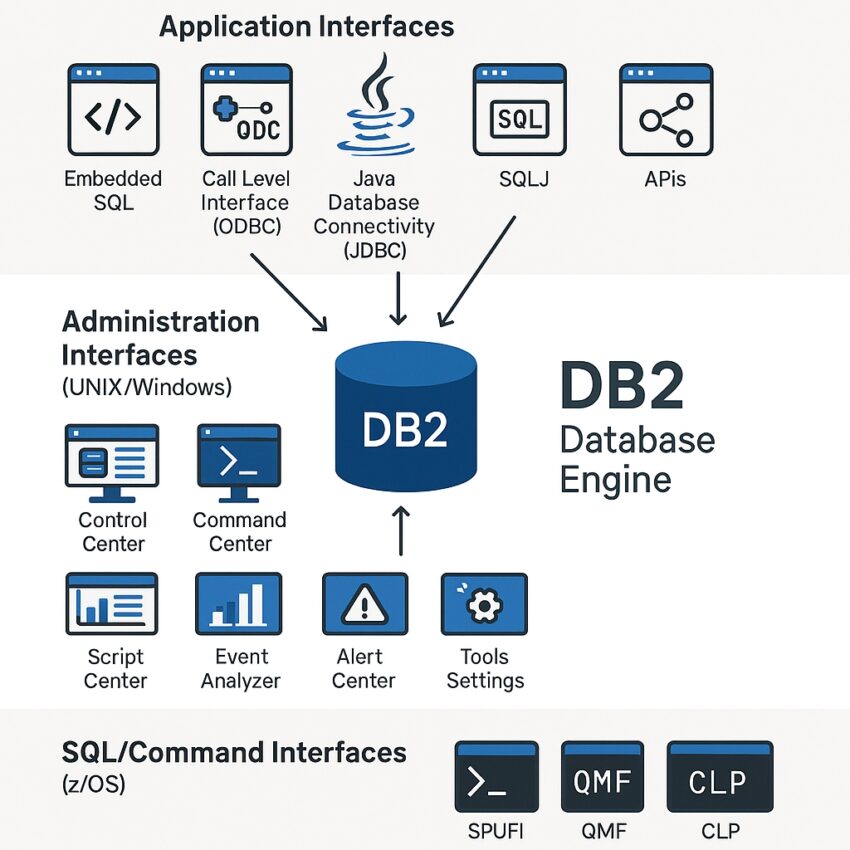 Different ways to connect to ibm DB2