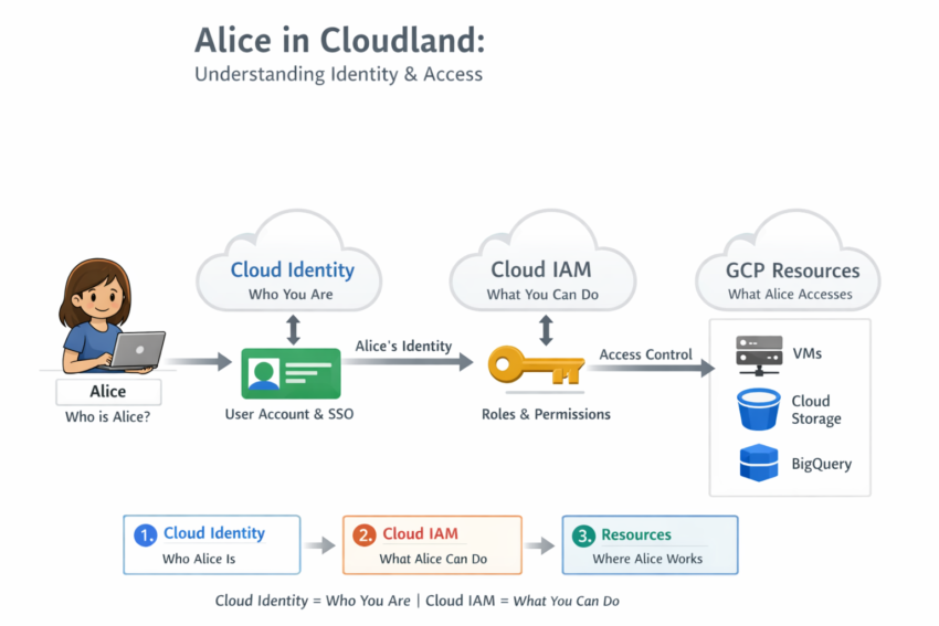 Google cloud Identity vs cloud IAM